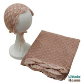Baby Knitted Wrap with Knitted Bonnet Set of 2 SR083 | NB | Toon